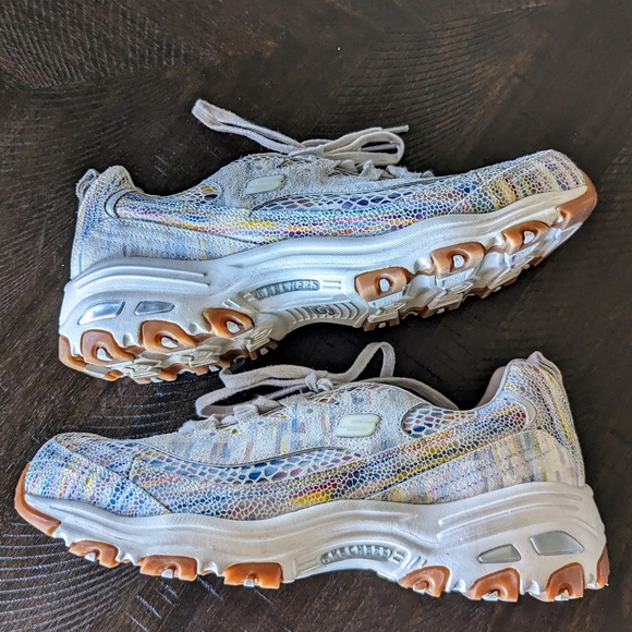 SKECHERS leather D LITES sneakers shoes 10 - Picture 5 of 10